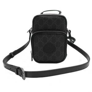 Gucci Shoulder Black GG INTERLOCKING Crossbody GG Multi SUPREME Line Bag